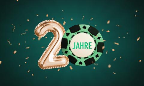 20 Jahre Casino St. Gallen, Konfetti, Jeton, Ballon